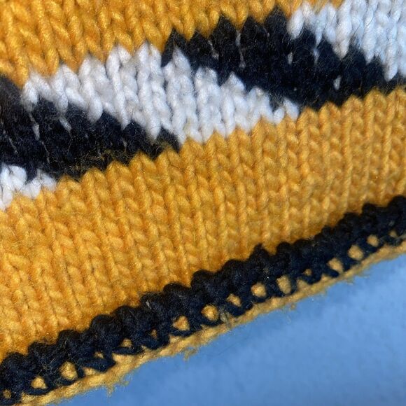 Vintage Pura Lana Tribal Colorblock Ecuador 100% Wool Western Aztec Indian Rare - Picture 6 of 10